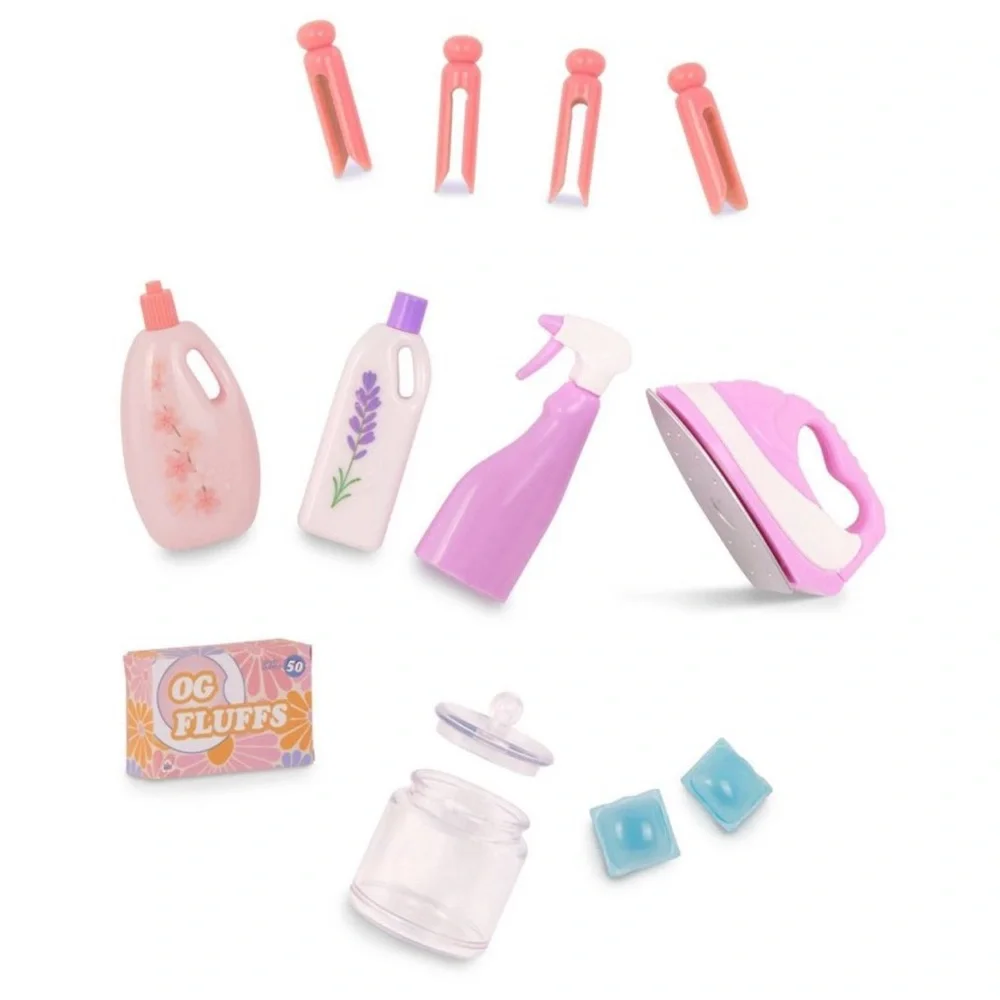 Our Generation Laundry Day Washing Machine Dollhouse Accessory Set for 18